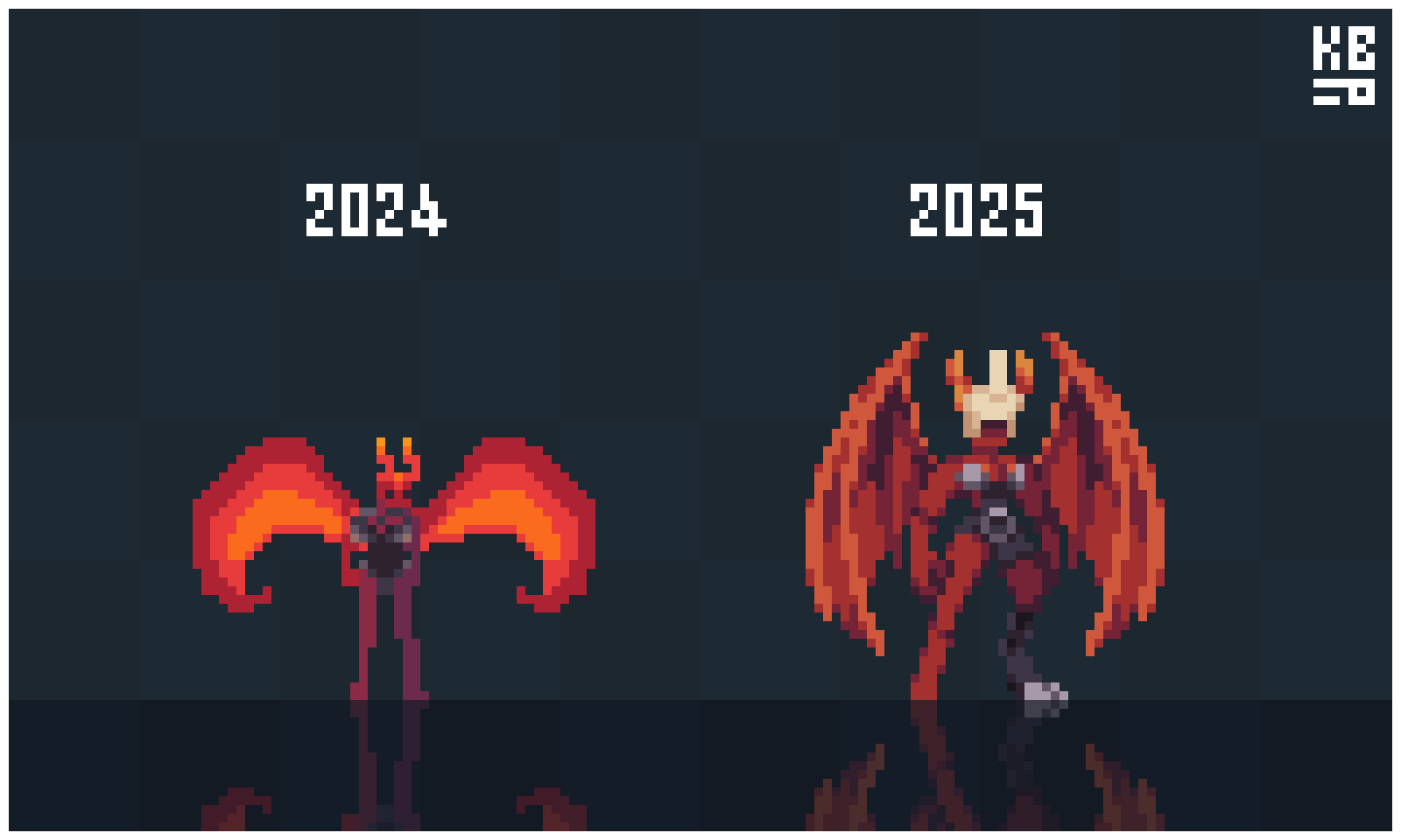 r/PixelArt - 1 Year Progress